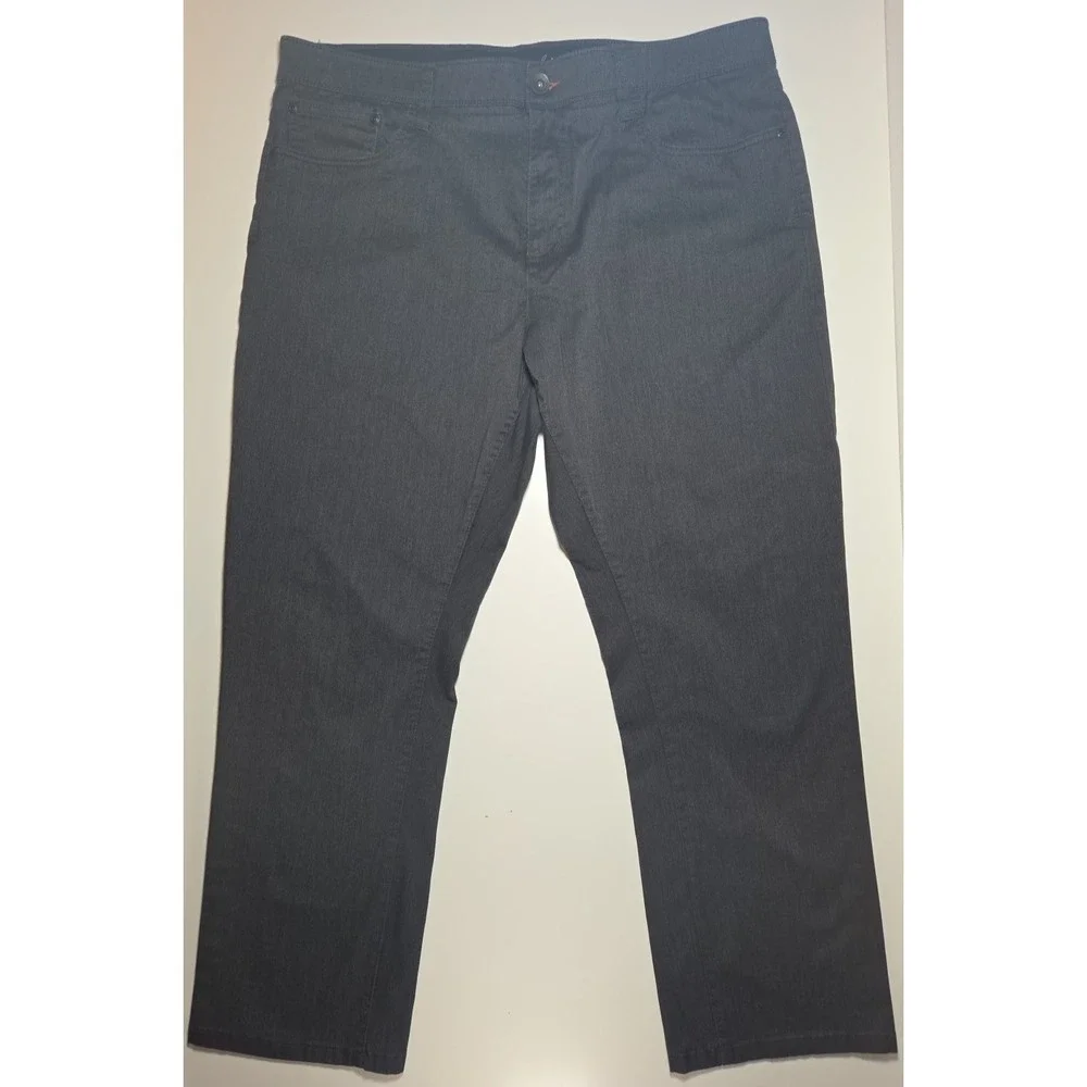 Weatherproof Vintage‎ 5-Pocket Mens Pants 40x30 Gray Straight Fit Stretch Jeans